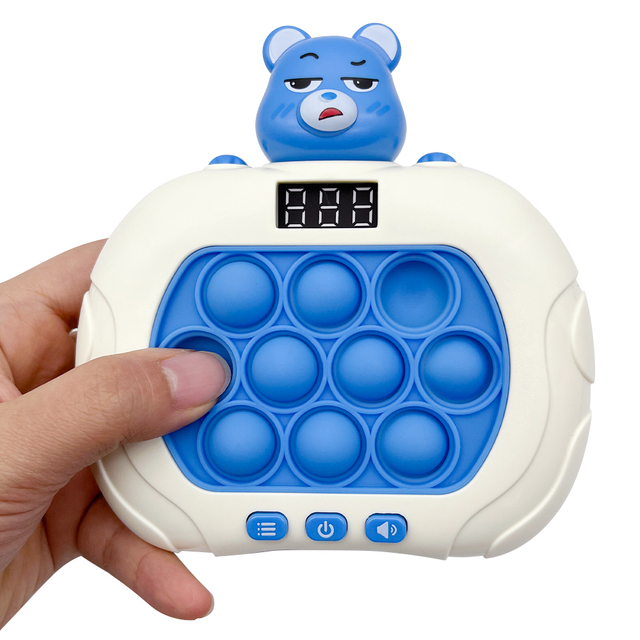 Игрушка-игрушка Bear Push Bubble Pop It Game Игрушка-непоседа